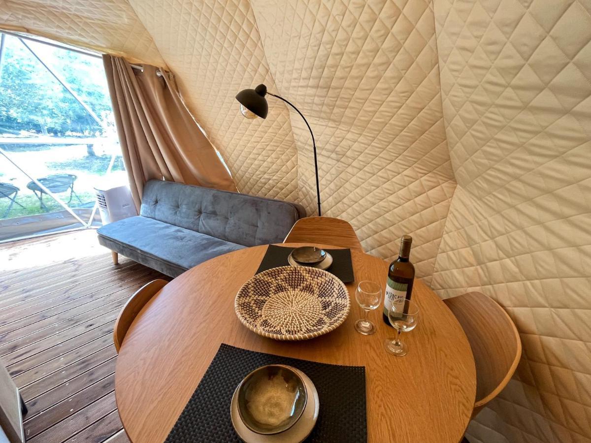Hotel Manna Gea Glamping Domes Vónitsa Exterior foto