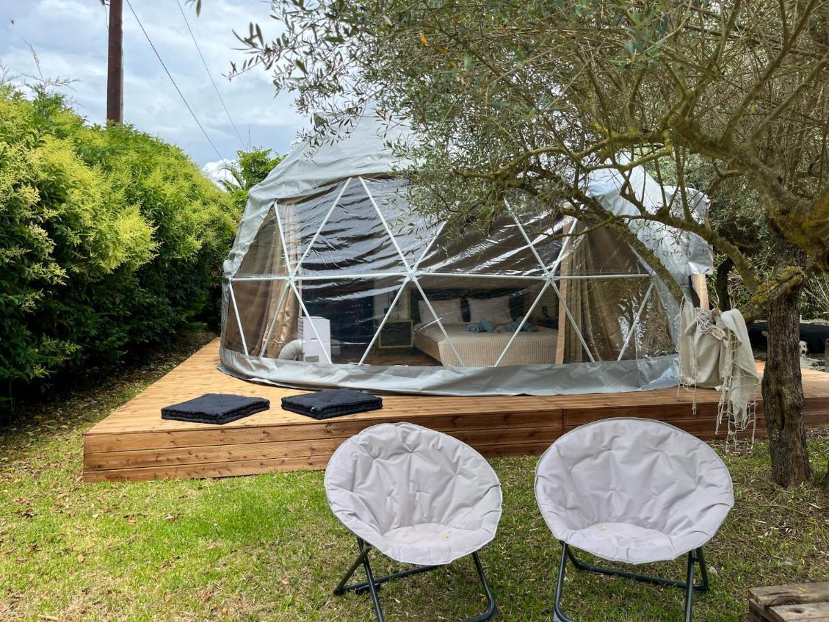 Hotel Manna Gea Glamping Domes Vónitsa Exterior foto